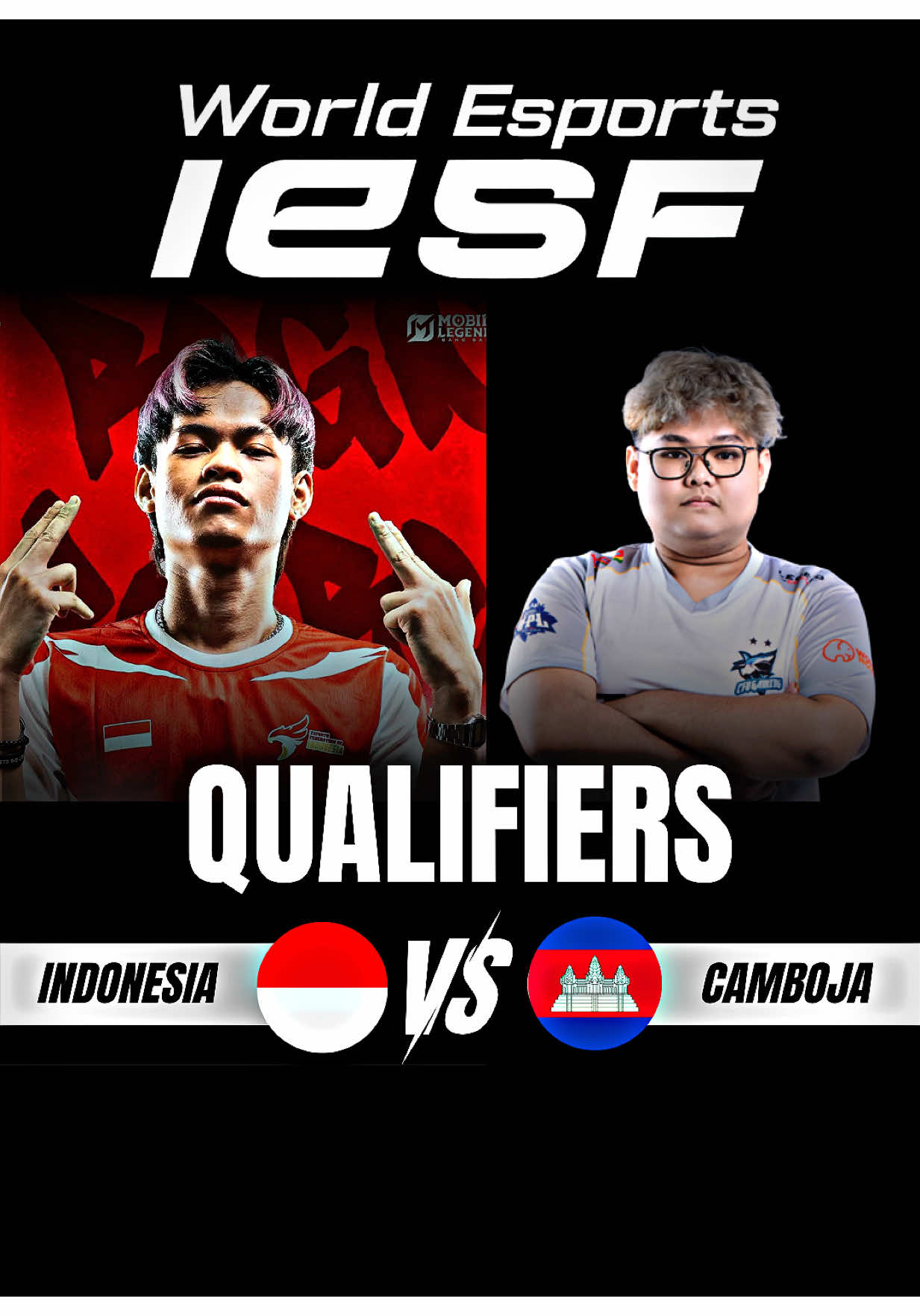 Throwback • INDONESIA VS CAMBODIA | Qualifiers IESF 2025 #MLBBNewMode #MLBBChaosClash #MLBB #fyp 