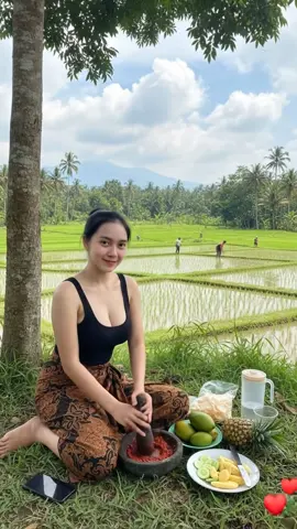 makan mas sambalnya dah siapnih...#jandamuda#janda desa#jandacantik🦋 #jandakembang 