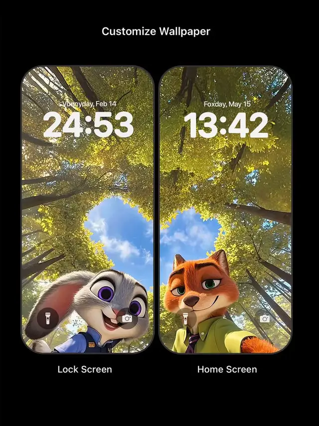 Hình nền Zootopia 🦊🐰 dethuong