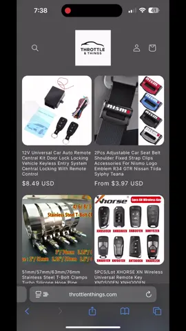 Just launched my Shopify store 🚀💻 Check out Throttlenthings.com for the latest gear & gadgets that fuel your lifestyle! 🔧🔥 #dropshipping #shopify #ecomlife #passiveincome #entrepreneur   Inventory will be updated! 