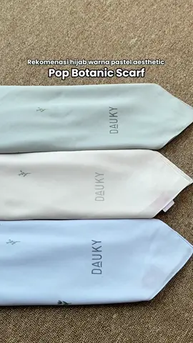 Hijab motif simple tapi cantik banget 😍 #OOTDauky #OwnYourVibe #Dauky 