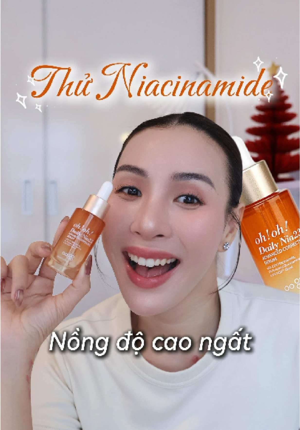 Bữa giờ nghe nói có Nia nồng độ cao nhất thị trường nên Tú Anh lôi da trâu bò của mình ra test:))) thế mà nó cũng work thiệt nè chài🥴🤭😜 #ohohvietnam #dailynia23 #niacinamide23 #serumohoh #correctingserum 