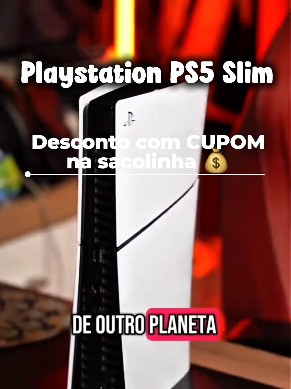 🪙 PS5 Slim 825GB! Poder máximo, gráficos impressionantes e jogabilidade surreal. O console que todo gamer deseja! 🎮🔥 #PS5 #PlayStation5 💃Aproveite a promoção de Black Friday na Dona Shopee  👉ID para buscar o item BFB-KFR-KZP 🔗Link nos comentários e qualquer coisa, chama aqui!!!