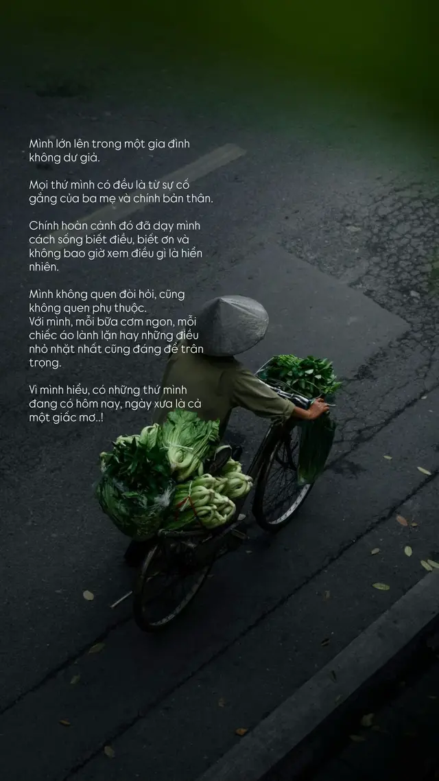 “🤍…Mình lớn lên trong 1 gia đình không dư giả…”