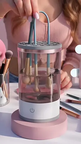 The Last Brush Cleaner: Automatic Clean & Dry – Perfect Makeup Tool!#TikTokShopBlackFriday#TikTokShopCyberMonday#spotlightfinds