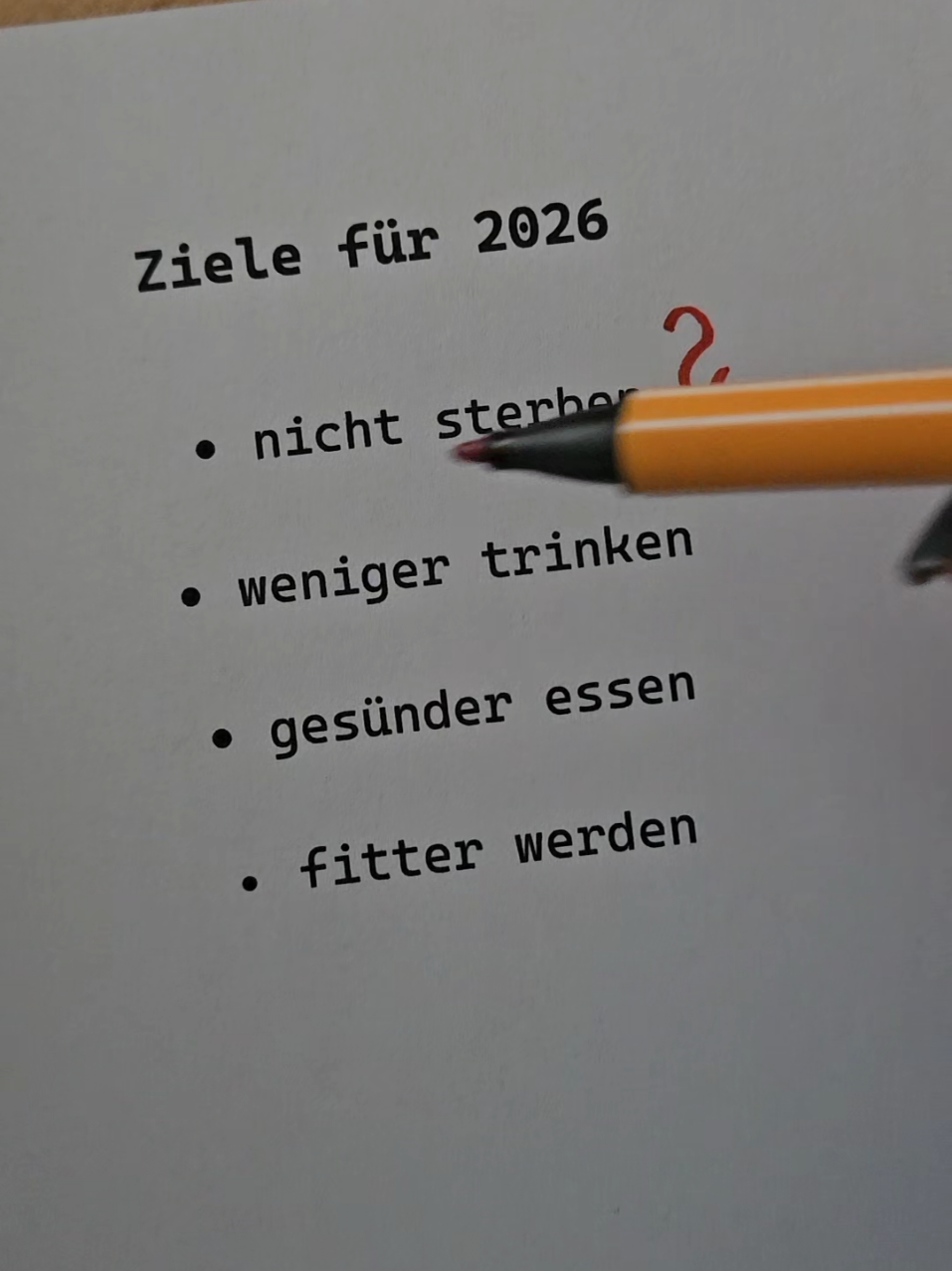 ✍️🏻 meine Ziele...#Neujahrsvorsätze #fürdich #humor #jahreswechsel #newyear 