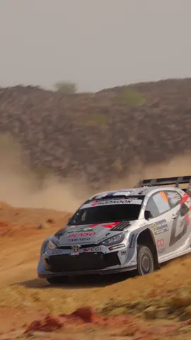 Shakedown action 💥 #KR69 #ToyotaGAZOORacing #WRC #RallySaudiArabia 