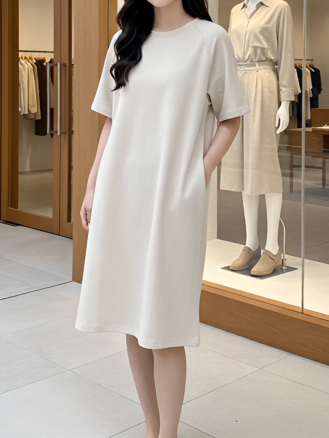 ใส่สบายจนลืม! เดรสเบสิกทรงโอเวอร์ไซส์ ผ้าดีคัตติ้งเนี้ยบ ใครใส่ก็สวยพรางหุ่นสุดปัง 💫 ครบทุกสีที่ต้องมีในตู้ แตะตะกร้าช้อปเลย! #เดรสโอเวอร์ไซส์ #ชุดเดรส #ชุดใส่สบาย #OOTD #แฟชั่นผู้หญิง