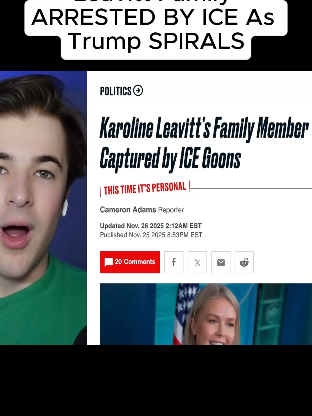 Leavitt Family ARRESTED BY ICE As Trump SPIRALS #fyp #foryou #viral #new