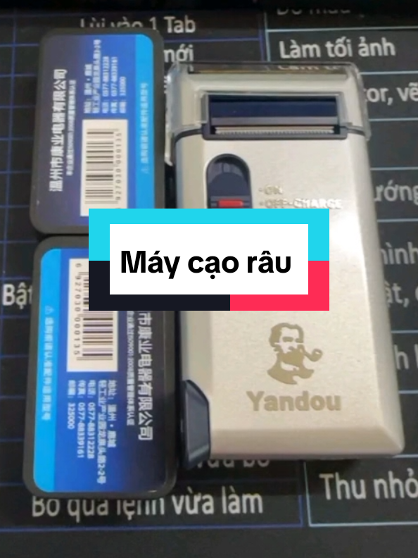 Máy cạo râu lưỡi ngang, cạo rất sạch #maycaoraumini #tiktok #xuhuong 