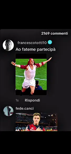 Ti faccio partecipare io fracé  #calcio #edit #perte #virale #totti 