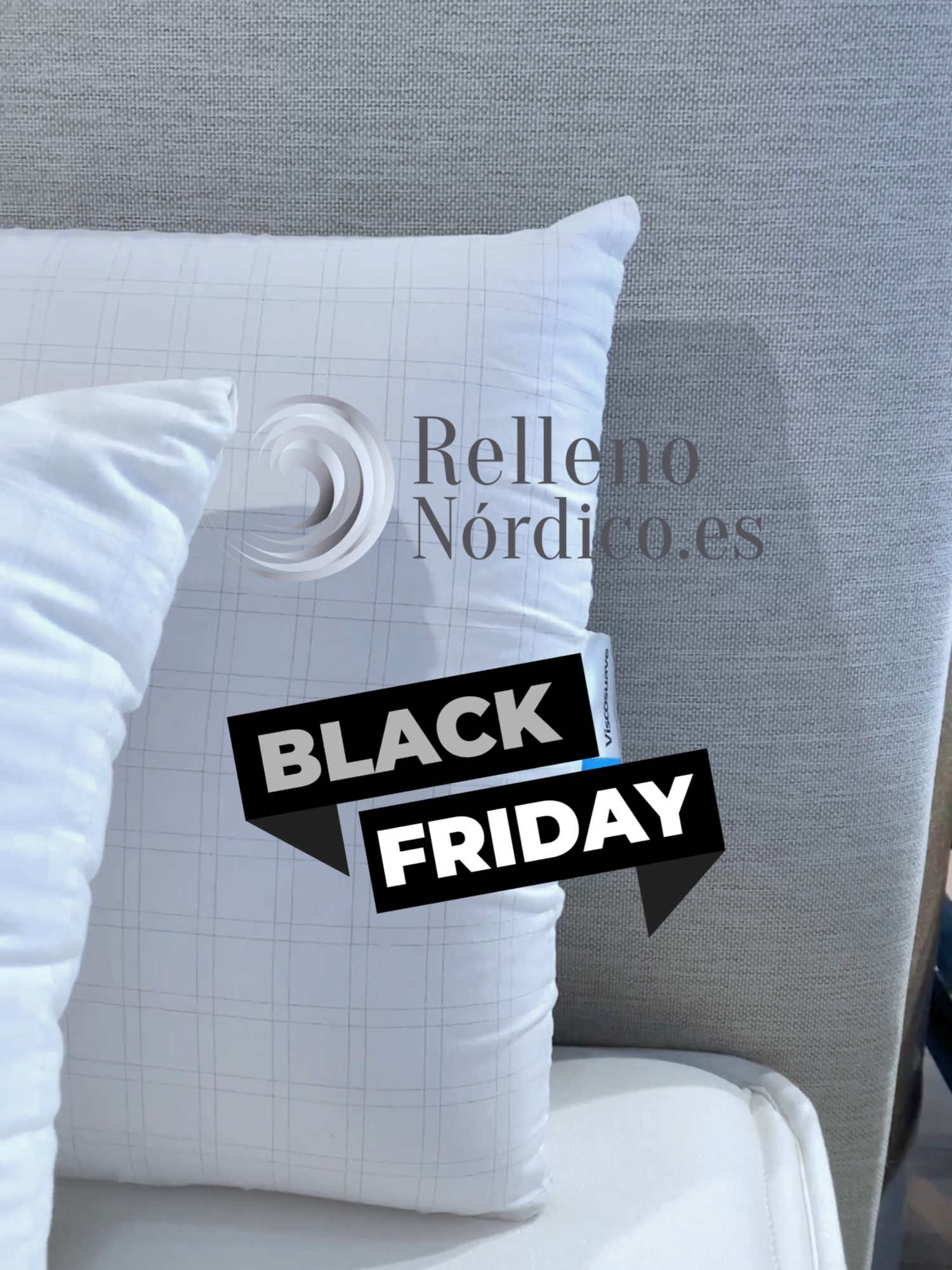 🛍️ Consigue la almohada y nórdico de tus sueños en este Black Friday visitando rellenonordico.es. ¡No te lo pierdas!! 😄 #almohada #nordico #descanso #invierno #blackfriday