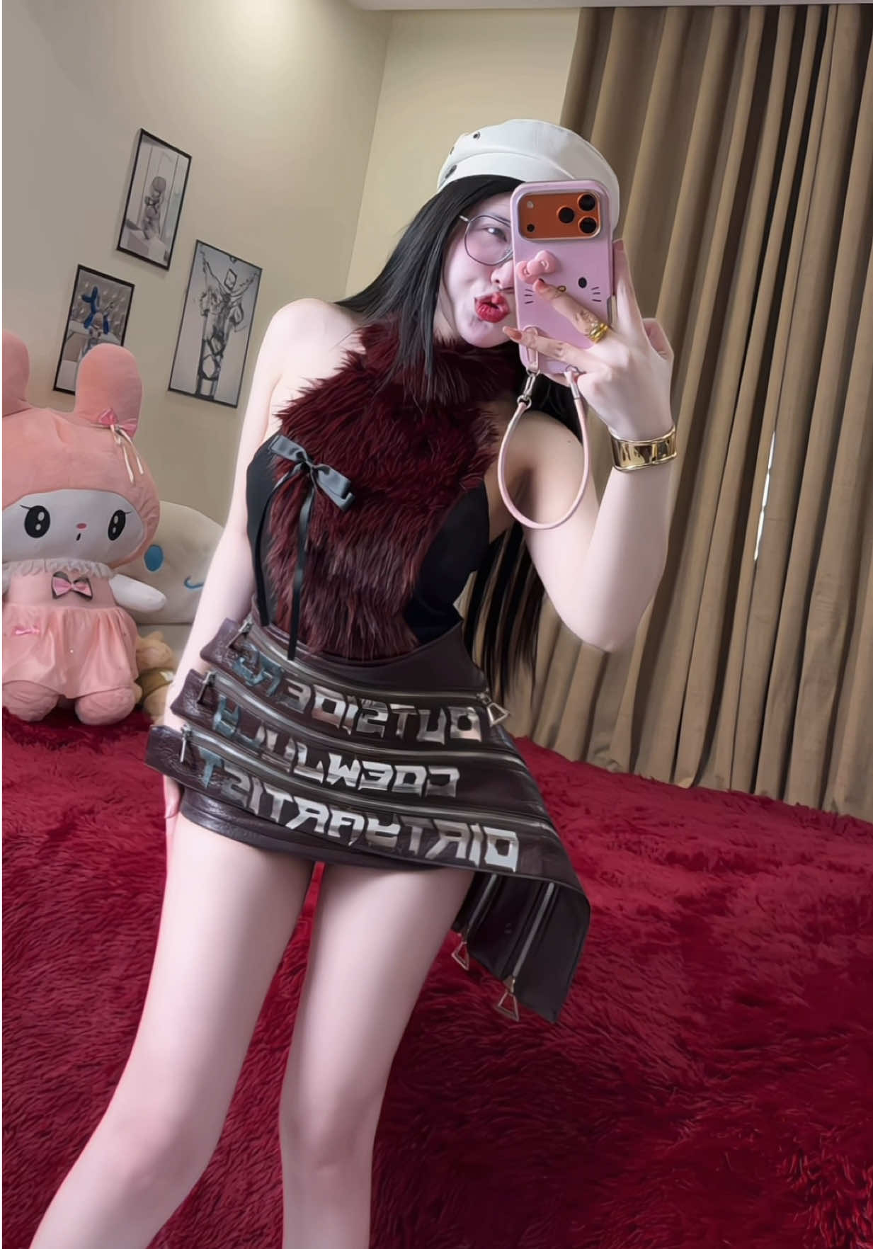 Con áo cân mọi style , lớp lông dày mịn 😙 