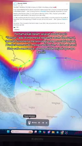 Ya Allah Lindungilah kami, Jauhkan dari bencana. Aamiin #badai #badaitropis #senyar #medan 