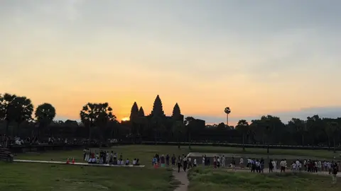 Beautiful Sunrise at Angkor Wat #reels