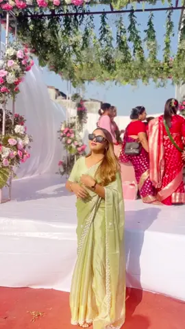 Tumhi dekho na yeh kya ho gaya❤️🫶#saree#selflove#fypシ゚ 