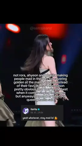 y'all are so funny #babymonster #fyp #golden #rora #ahyeon pharita viral mama awards mnet 