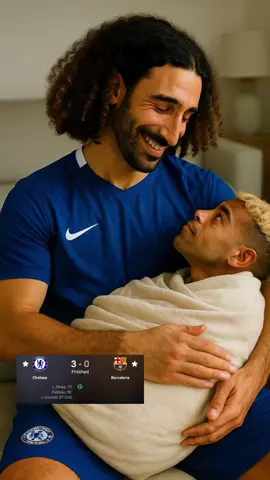Awww so cute 🥰 #cucurella #lamineyamal #chelsea #barcelona 