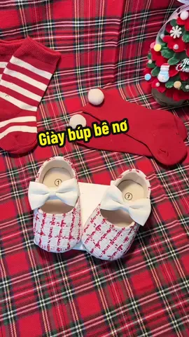 Giày Búp Bê Tập Đi Cho Bé Gái quai dán hình nơ xinh lắm lunnnn