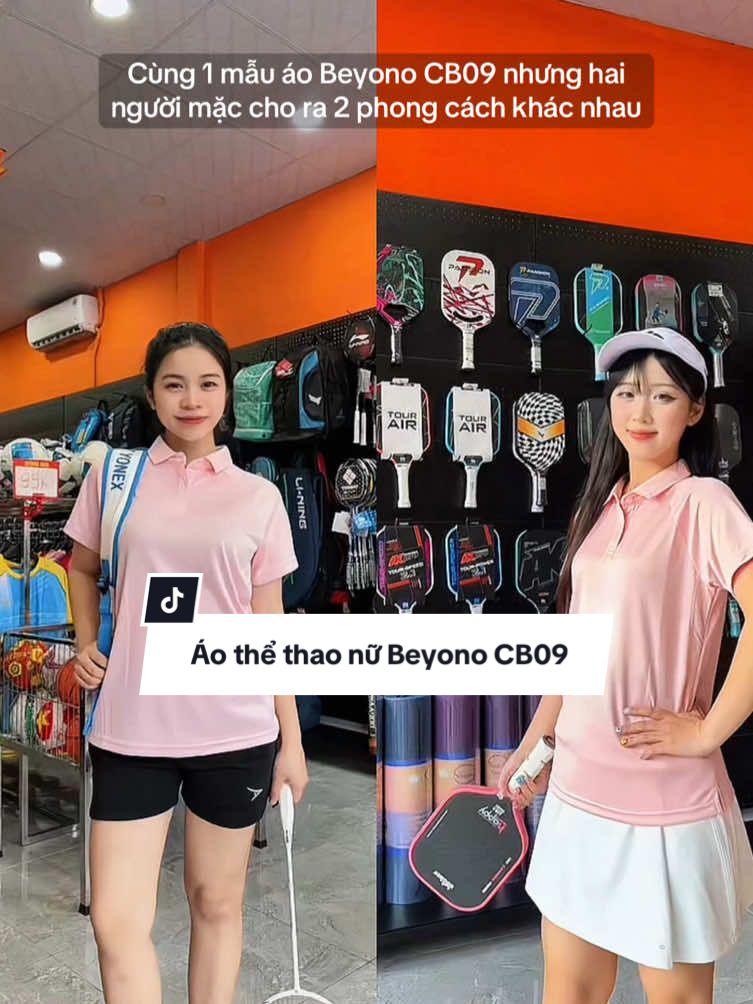 Cùng 1 mẫu áo Beyono CB09 nhưng có thể mặc ra nhiều phong cách khác nhau. #sambasport 