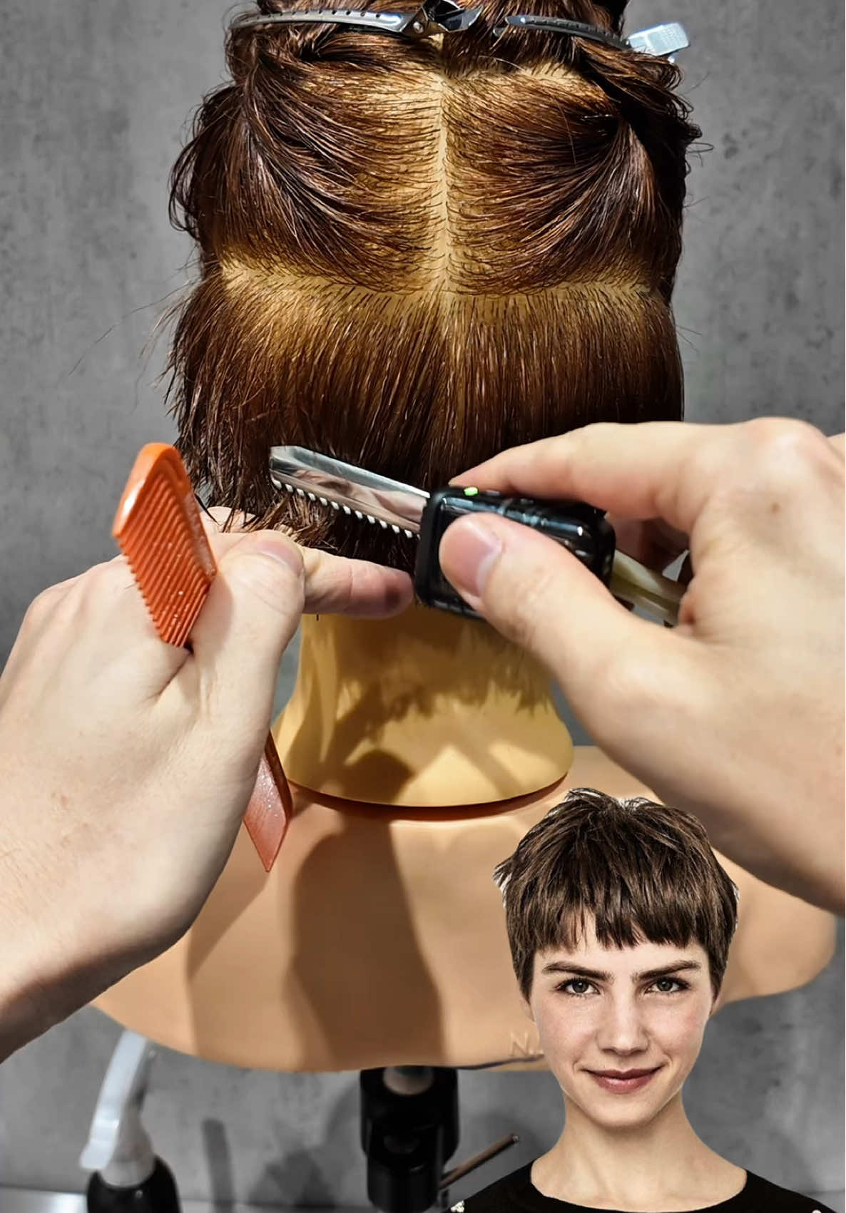 Hair cut Trick✂︎ レザーカットによるショートヘアの切り方解説 How to Cut Short Hair Using Leather Cutting Techniques Guía para cortar el cabello corto utilizando técnicas de corte en cuero 皮革剪刀打造短发造型教程 Comment couper les cheveux courts à l'aide d'une coupe au cuir 레저컷을 이용한 숏 헤어 커트 방법 설명 Giải thích cách cắt tóc ngắn bằng dao cắt da #hair #haircut #hairstyle #asmr #カット動画 