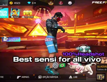 Best sensi for all vivo ⚙️🇧🇷✅  / go to 200k 👺🔥 #freefire #foryou #freefire_lover #worldplayersff #fypage 