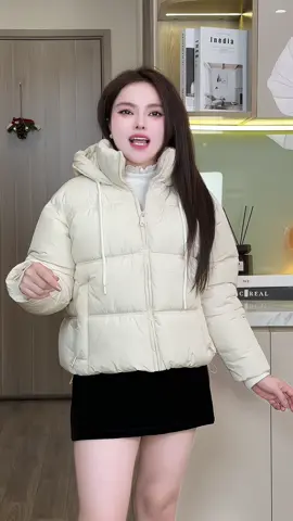 Áo phao siu nhẹ có mũ trẻ trung siu ấm trần bông xịn sò thiết kế cao cấp Guno diện thu đông xinh quá chừng #gucuahue #aokhoac  #aokhoacphao #aophaobeo #aophaonu