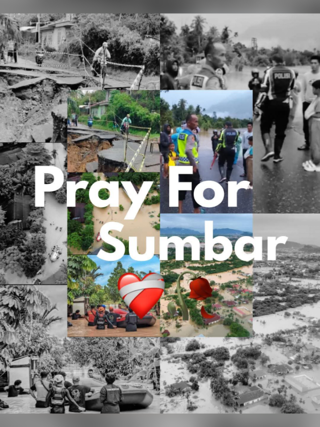 DOA UNTUK SUMATERA BARAT: Semoga Banjir dan Longsor Segera Berlalu dan Masyarakat Kembali Kehidupan Normal Mari Berdoa Bersama-Sama dan Tetap Siaga! Banjir dan longsor yang melanda beberapa daerah di Sumatera Barat selama 4 hari terakhir telah menyebabkan banyak kerugian dan kesulitan bagi masyarakat. Kami mengajak seluruh masyarakat untuk berdoa bersama-sama agar banjir dan longsor ini segera berlalu dan tidak berkepanjangan. DOA UNTUK SUMATERA BARAT Ya Allah, kami memohon kepada-Mu untuk menghentikan banjir dan longsor yang melanda Sumatera Barat. Kami berdoa agar Engkau memberikan keselamatan dan perlindungan kepada seluruh masyarakat yang terdampak. Semoga Engkau menghentikan hujan dan mengembalikan kehidupan normal kepada kami. Kami memohon ampunan atas dosa-dosa kami dan memohon belas kasihan-Mu. Aamiin Ya Rabbal Alamin. Kepada masyarakat yang terdampak, kami himbau untuk tetap siaga dan waspada terhadap potensi banjir susulan dan longsor. Pastikan Anda memiliki rencana evakuasi dan selalu memantau kondisi cuaca dan informasi terkini dari pihak berwenang. BPBD Sumatera Barat dan tim SAR terus bekerja keras untuk membantu masyarakat terdampak dan memantau kondisi lapangan. Kami juga mengimbau masyarakat untuk tetap tenang dan tidak panik, serta mengikuti instruksi dari pihak berwenang. Semoga Sumatera Barat segera pulih dari bencana ini. Aamiin. Foto: Zikra dan Berbagai Sumber #PrayForSumbar #BanjirSumbar #LongsorSumbar #information #sumut 