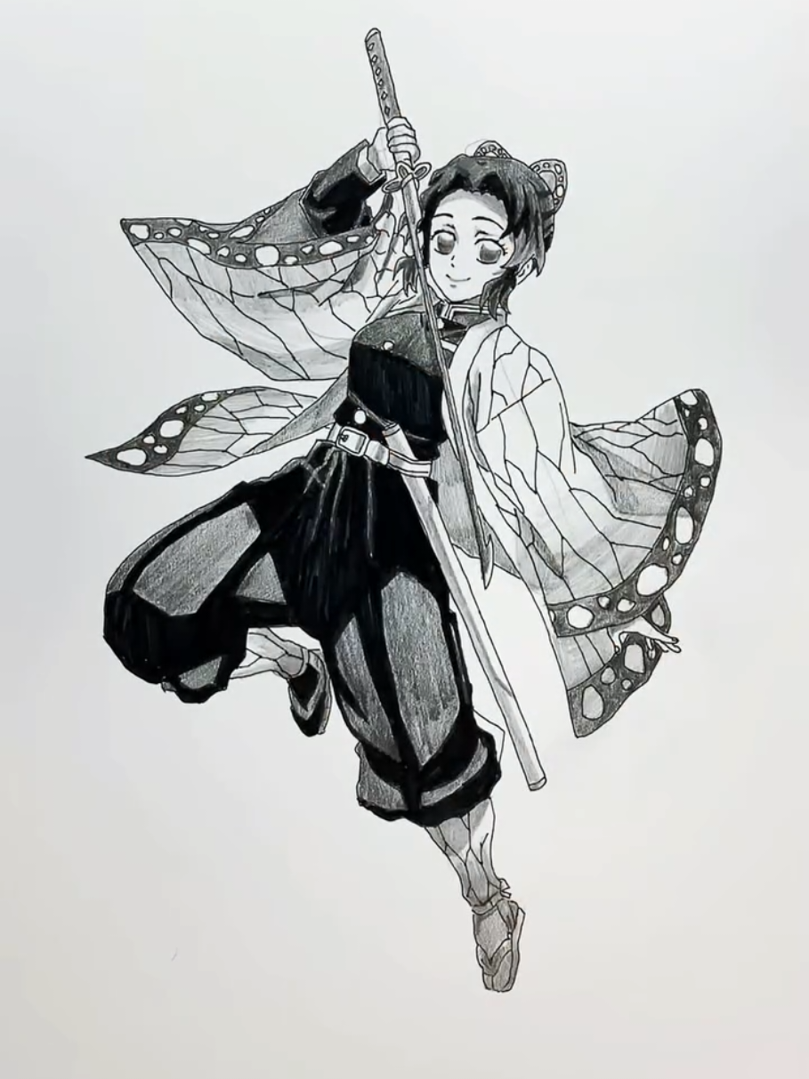 demonslayer characters drawing #demonslayer #anime #drawing #ecpro1 #viral 