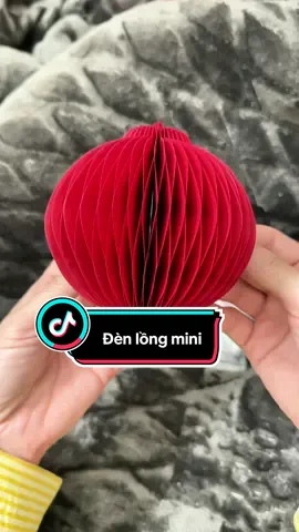 Đèn lồng giấy đẹp mà sang lắm ạ #memoc #denlongmini #denlongtrangtri 