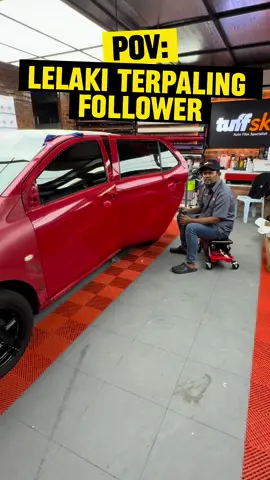 Annoying betul follower you ni @RANIA .. Hampir kami nak buat report pada ketua kampung.. #tuffskinppf #tuffskinmalaysia #vinylwrap #ppfmalaysia #colourppf 