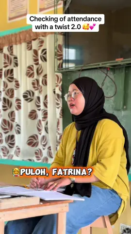 Checking of attendance with a twist 💕#trending #fyp #DepEdPhilippines #Attendance