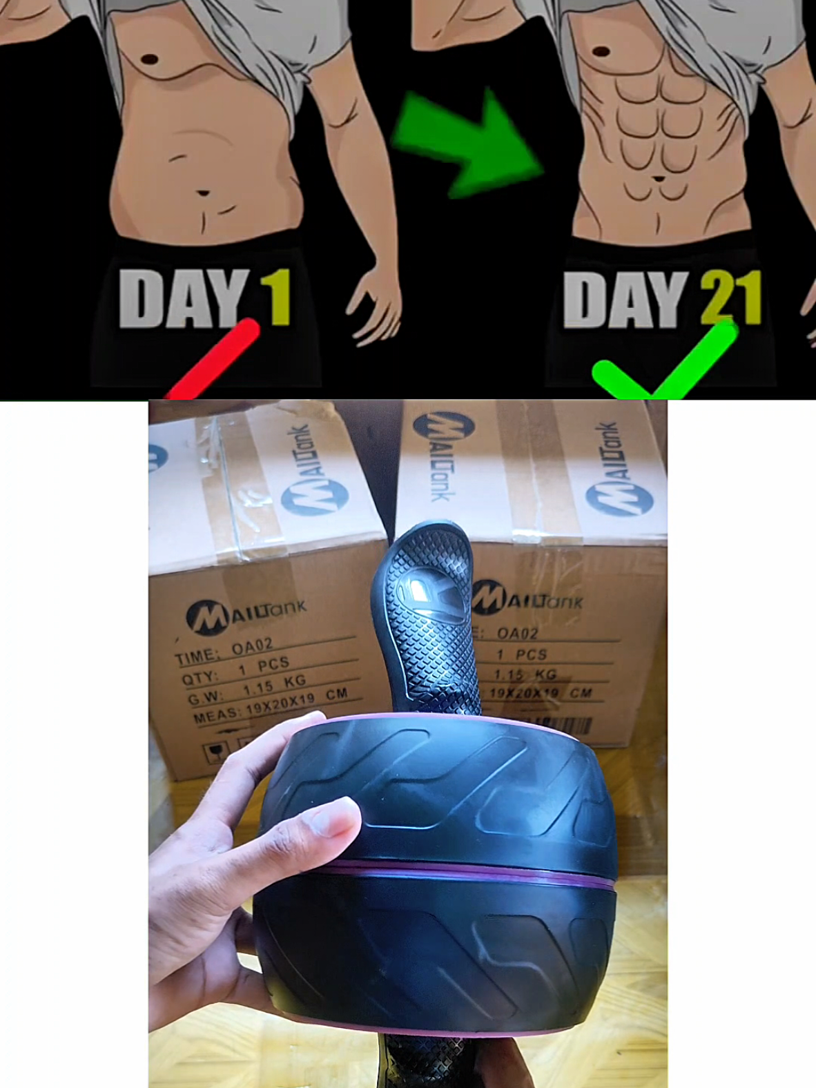 Six Packလိုချင်တဲ့ ညီကိုတွေအတွက် Abs Roller or Abs Wheel  #lynncollection #absworkout #Absroller #abswheels #absrollerworkout 