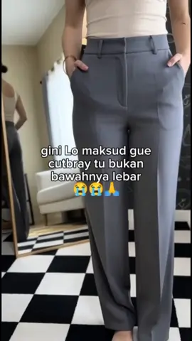 ini loh maksud gua cutbray itu🥰🙏#cutbray #cutbraypants #celanacutbray #fyp 