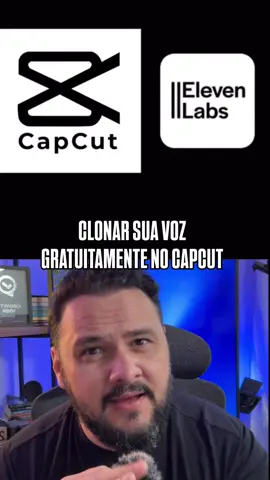 Agora você pode clonar a sua voz no CapCut online, gratuitamente.  #capcut #inteligenciaartificial #ia #vozes #elevenlabs 