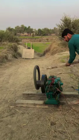 Diesel engine start with heavy experiment 