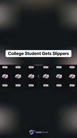 College Student Gets Slippers