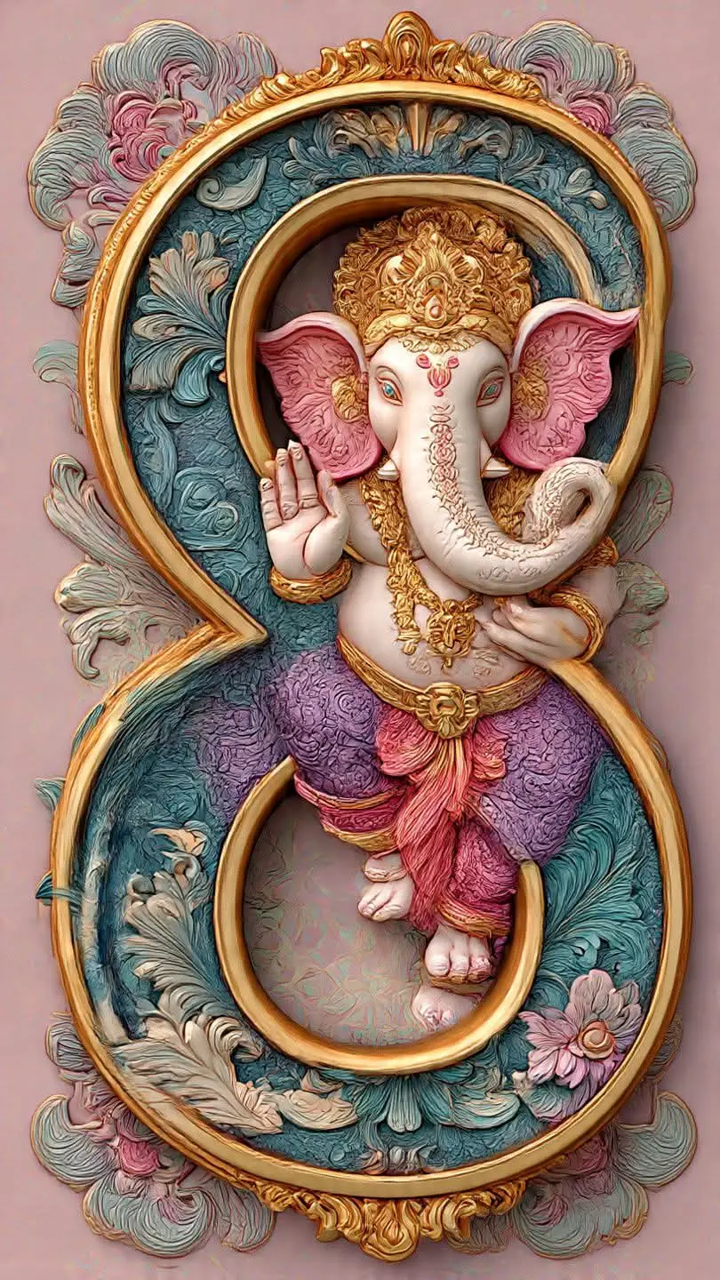 #Aunya🌸แปลว่าเป็นที่รัก #พระพิฆเนศ 🕉️🕉️🕉️🙏🙏🙏🌸🌸🌸🌸🌸🌸🌸🌸