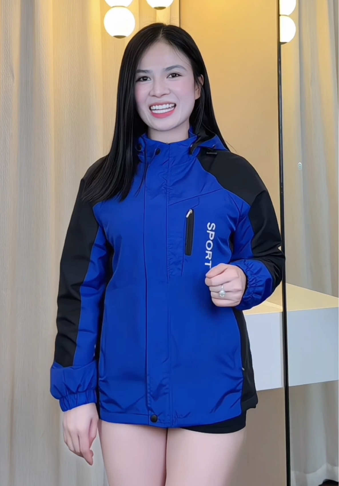 Áo khoác gió 2 lớp nam nữ 