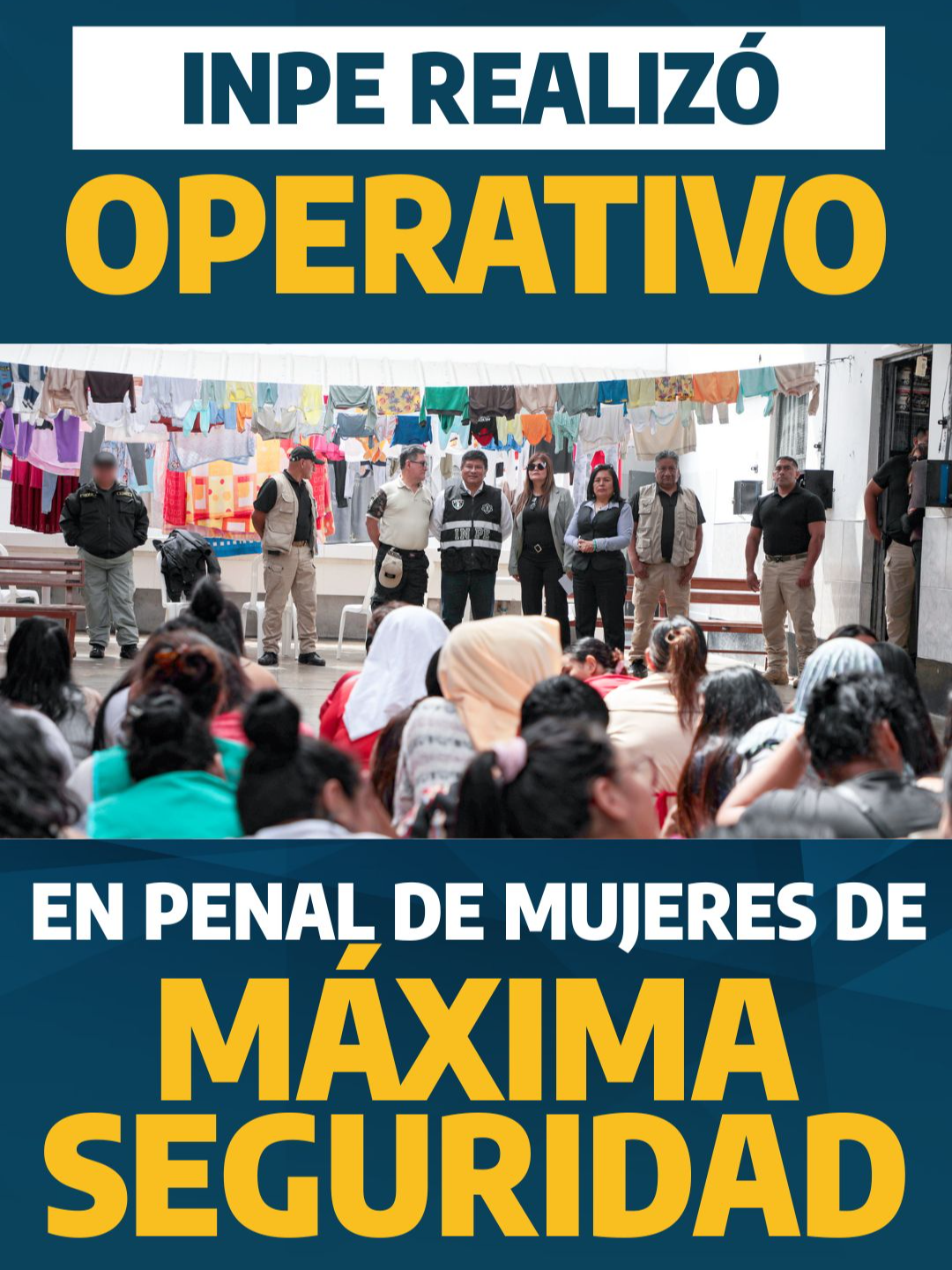 🔴 Realizamos un nuevo operativo, ahora en el penal de máxima seguridad Anexo de Mujeres de Chorrillos. Estos fueron los resultados ⬇ #fyp #INPE #seguridad #deladefensivaalaofensiva