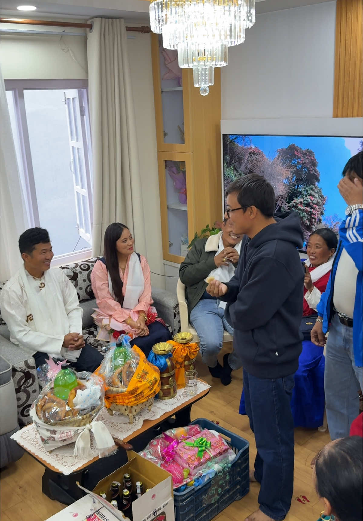 My sister’s Sagun Pong ceremony @Kabita dong @Dong collection 