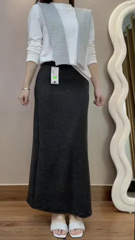 Chân váy len lông thỏ phom A tôn dáng #thờitrang #váy 