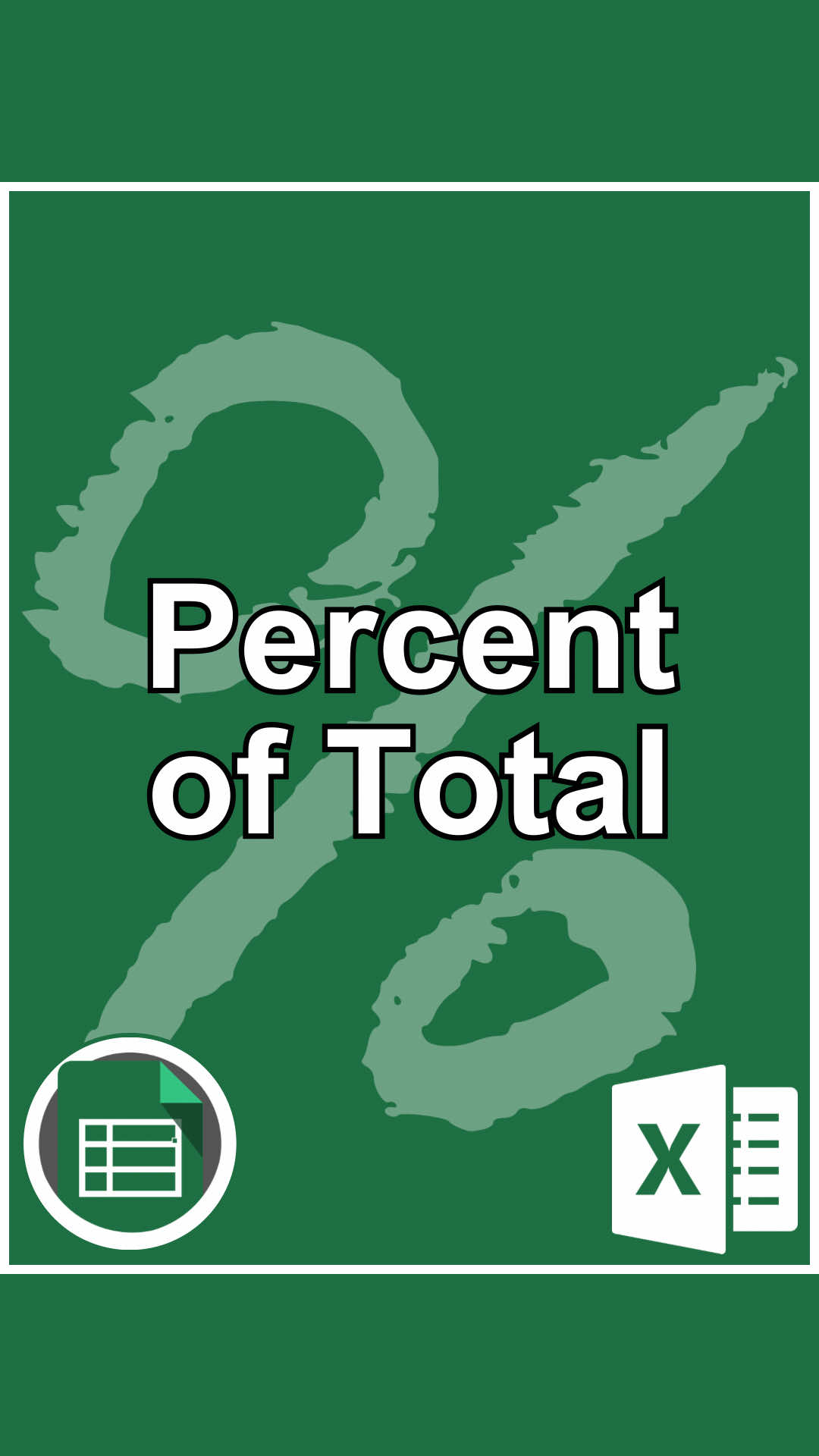 How to quickly calculate percents of total in Excel‼️ #cheatsheets #excel #exceltips #spreadsheet #tutorials 