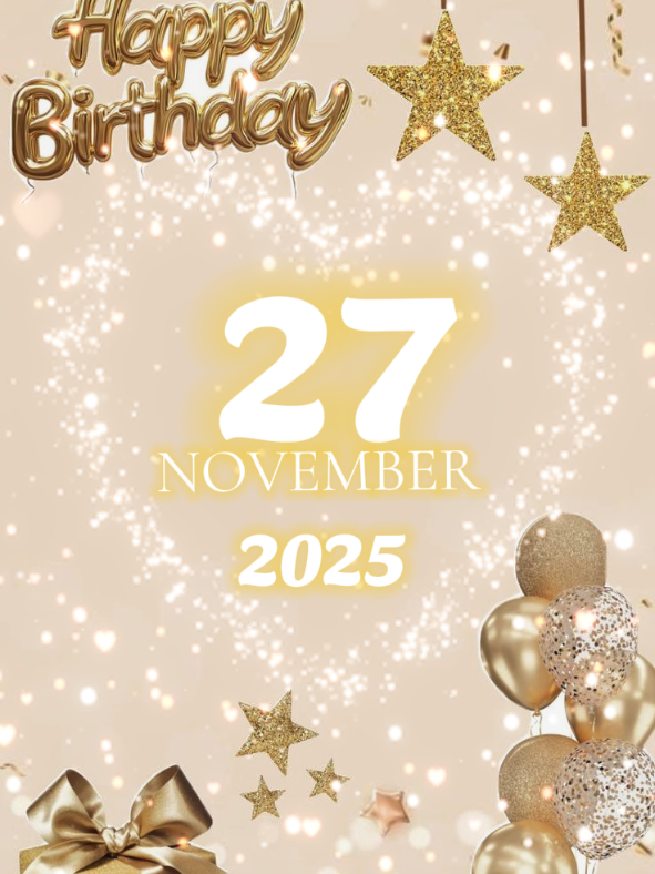 27 November 2025 Happy Birthday To You 🎉🎂  Hayee This Is Foryou HBD Template Dil ko karar aya birthday status #happybirthday #whatsappstatus #birthdayvideowithitxzainab #creatersearchingsight #1millionaudition 
