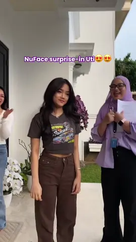 Keseruan surprise-in @Fujiiian 😂🩷 Fuji training jadi anggota sirkus Nuface, nih?  #NufaceID #YourNuKoreanBeauty 