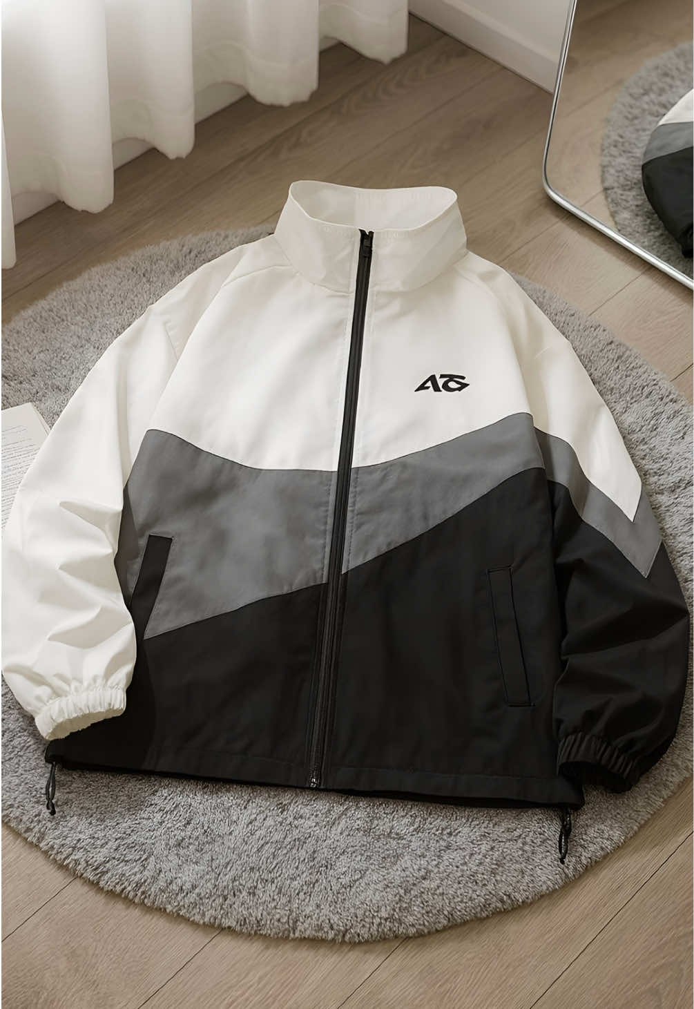 Áo khoác nam unisex cổ đứng vải dù hai lớp #thoitrangnam #aokhoacnam 