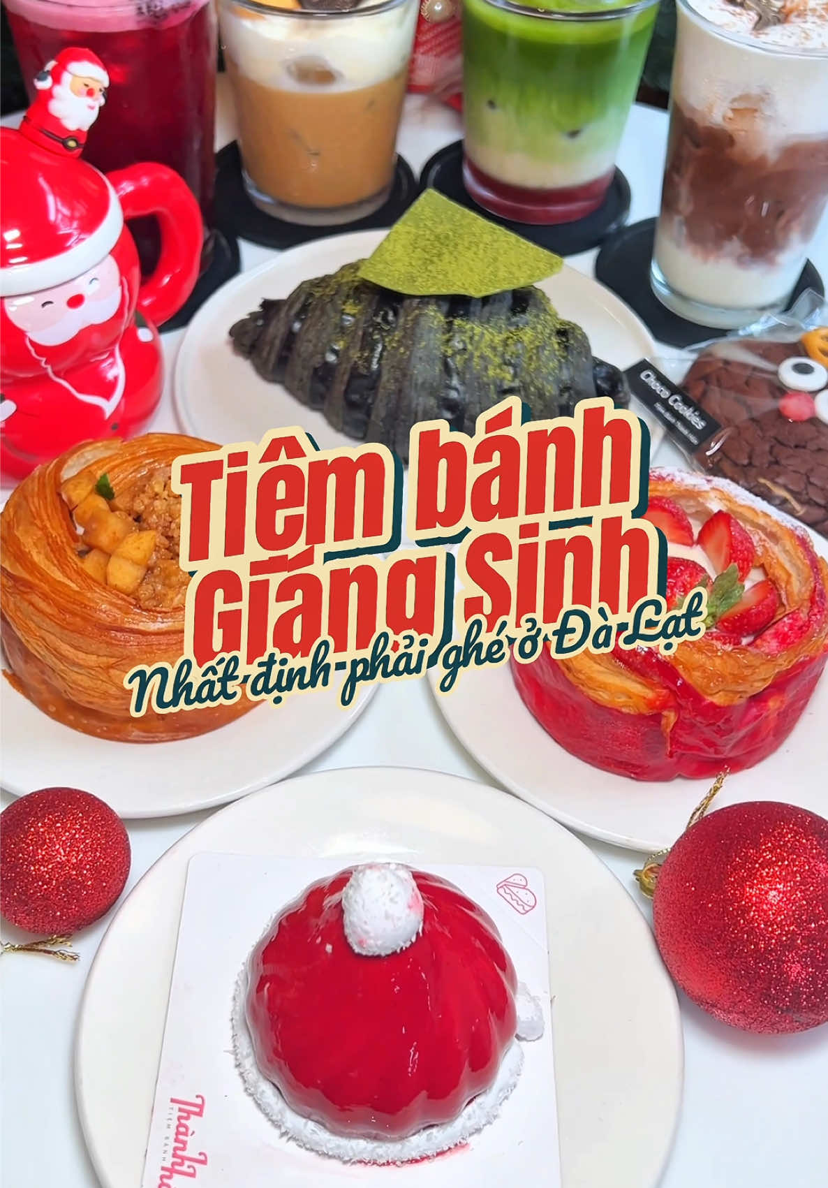 Lưu lại đợi Đà Lạt ổn mấy bà nhất định phải thử tiệm bánh siêu ngon lại có 1 cái vibe Giáng Sinh như vầy #LearnOnTikTok #AnCungTikTok #vtmgr #tebefood #HappyVietNam 