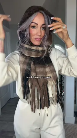 Scarf tying tut. Would you wear your scarves like this?