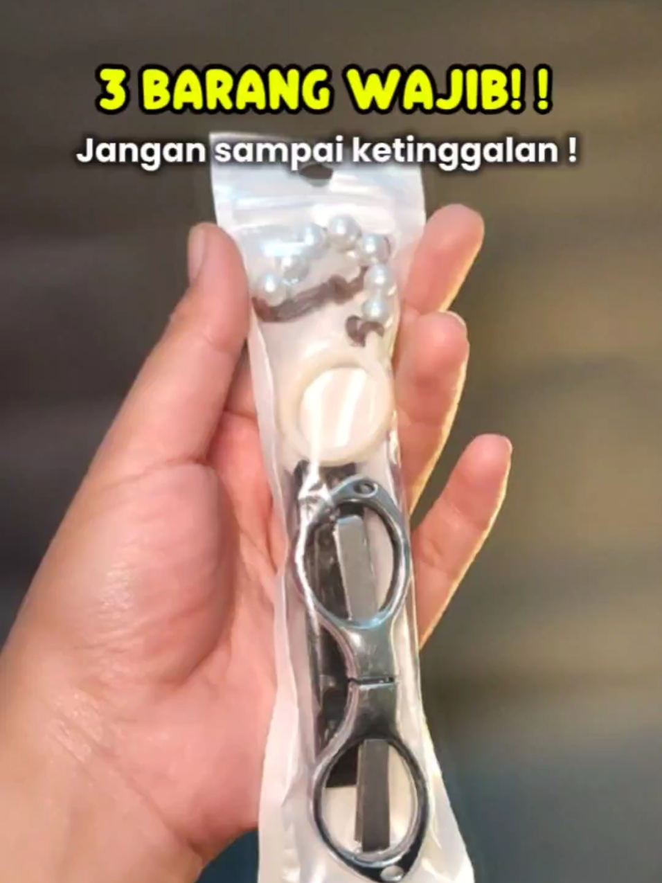 Rekomendasi perlengkapan haji dan umrah.. set 3 item berisikan  * Gunting kuku * Tasbih Tawaf * Gunting lipat #haji2026 #umroh2026 #guntingtahalul #tasbihtawaf #potongkuku 