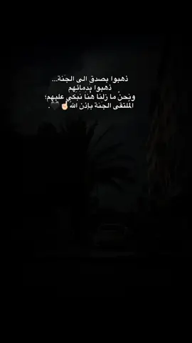 ذهبوا بصدق الى الجَنة... ذهبوا بَدِمائِهم ونحنُ ما زلنا هُنا نَبكي عليهم؛  المُلتقَى الجَنة بإذن اللّٰه☝🏻🖤. #صبرنا_وبالصبر_كان_النضال #اضافة #توفيق_سباعي🖤 